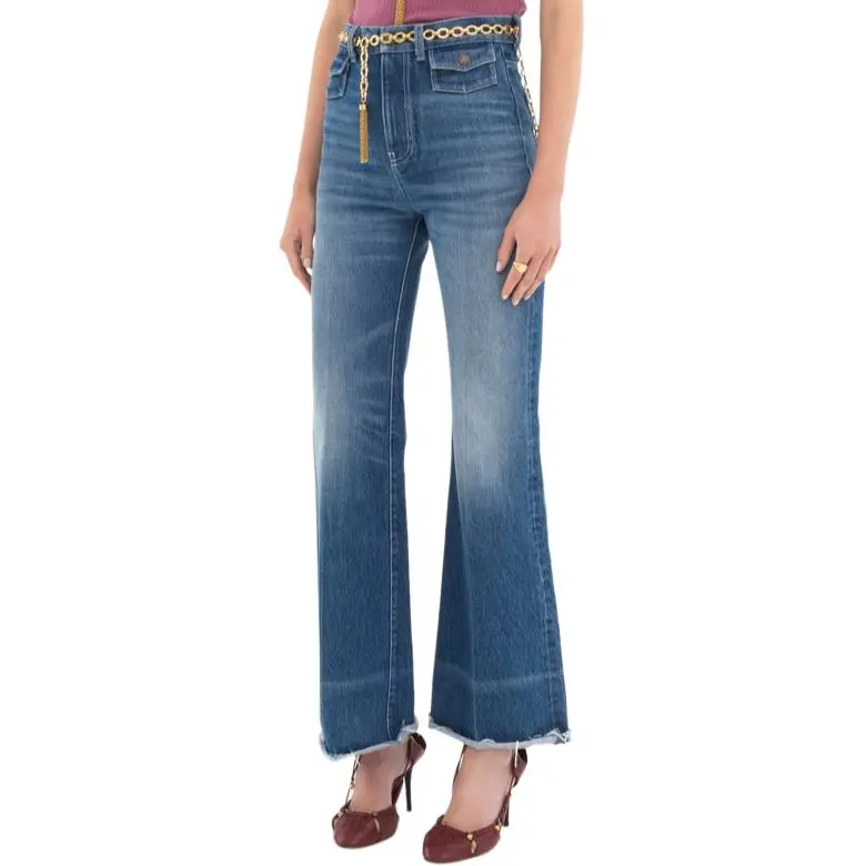 Chloé High Waisted Flared Leg Jeans-2