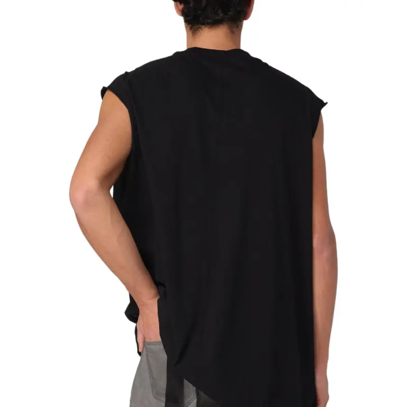 Rick Owens DRKSHDW Tarp Sleeveless T Shirt-4