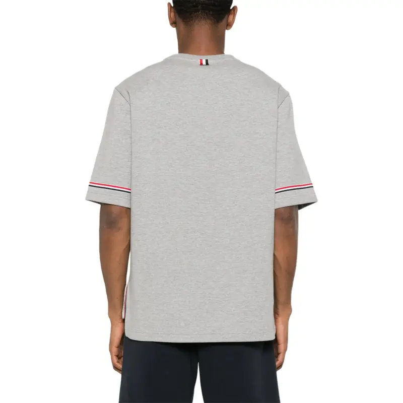 THOM BROWNE RWB Stripe Crewneck T Shirt-3