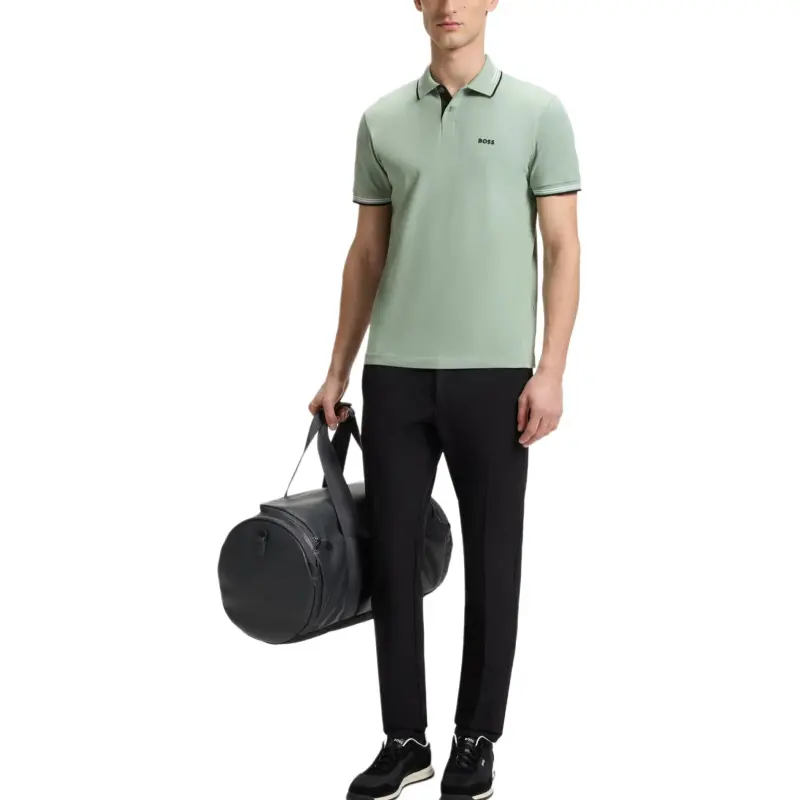 HUGO BOSS Polo Shirt Men's Light Green-3