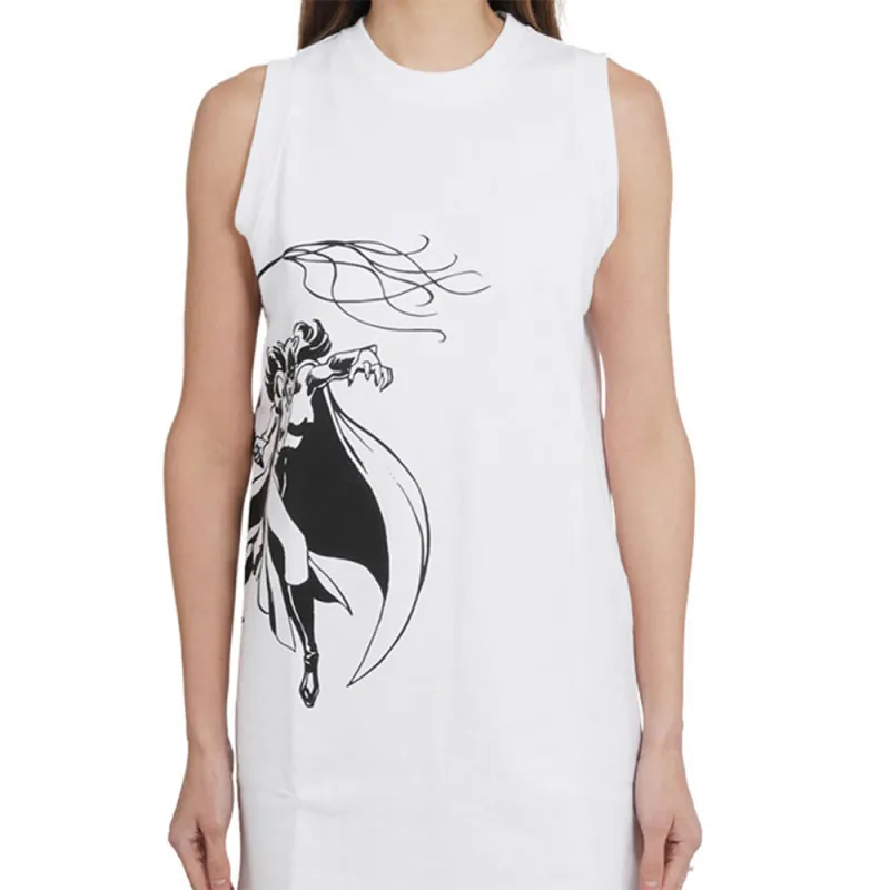 Dc Comics X Lanvin Sleeveless Dresses Women's White-3
