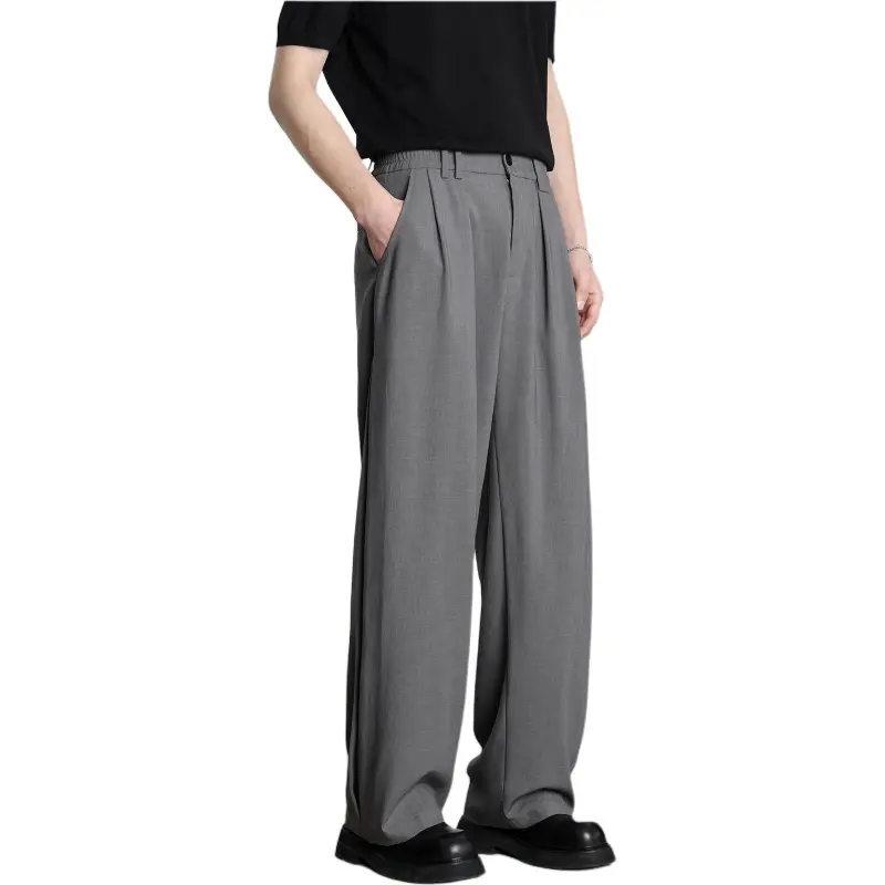 HERBEL Casual Pants Men Gray-1
