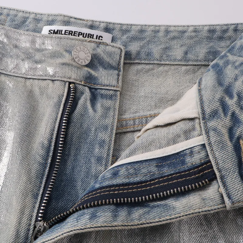 SMILEREPUBLIC Jeans Unisex Denim Blue-2