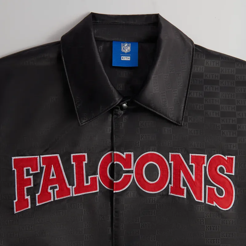 KITH For The NFL Falcons Satin Bomber Jacket-2