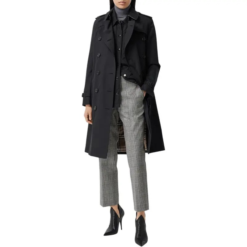 Burberry Trench Coat Women's Black-2