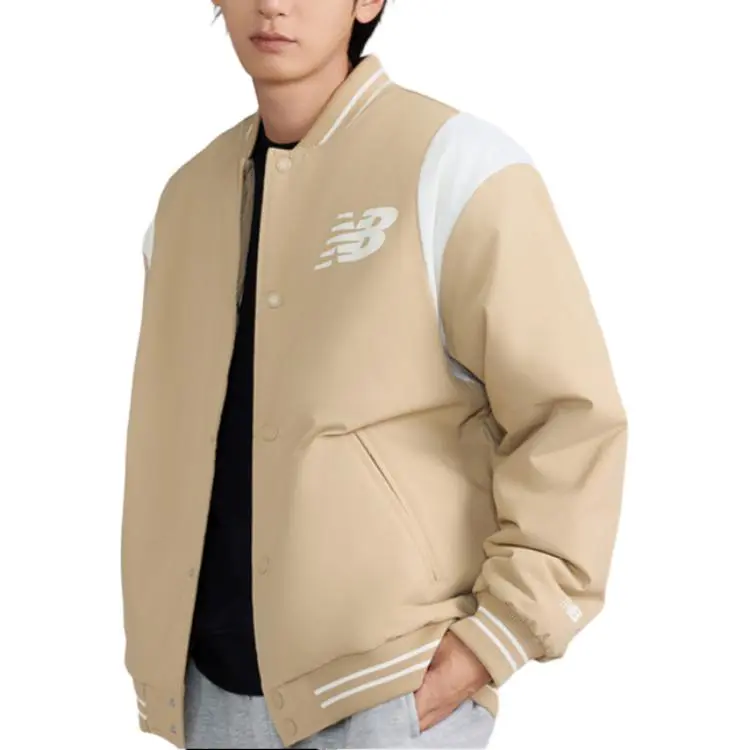New Balance Puffer Jacket Men Khaki-3