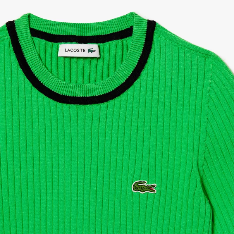 LACOSTE T Shirts Women's Green-4