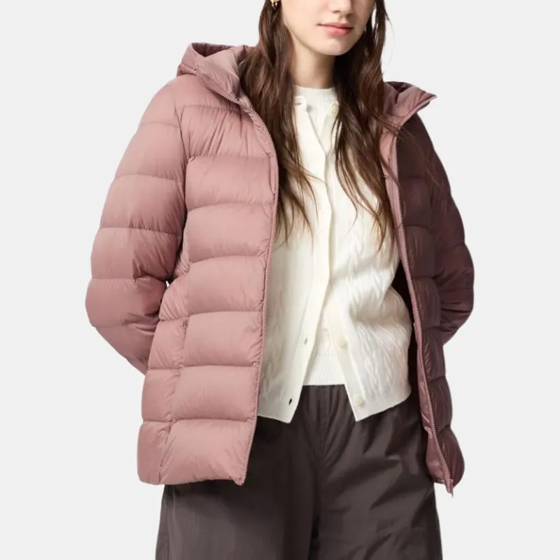 UNIQLO Down Jacket Women's Peach Pink-1