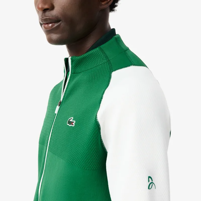 LACOSTE x DEYUEKEWEIQI LIANMINGKUAN Sweater Men's Green-1