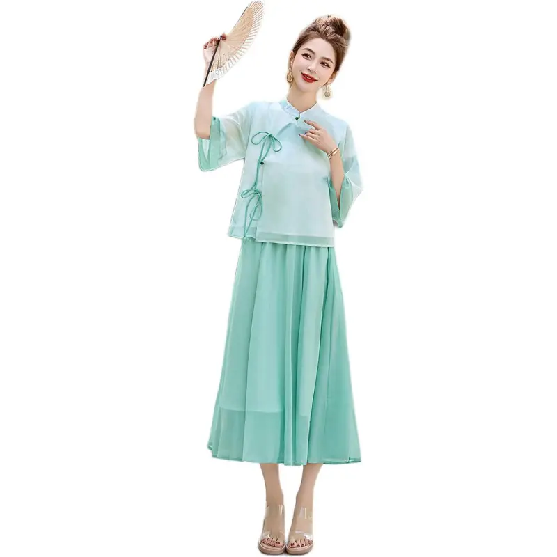 Fele.d Two Piece Skirt Sets Women's-1