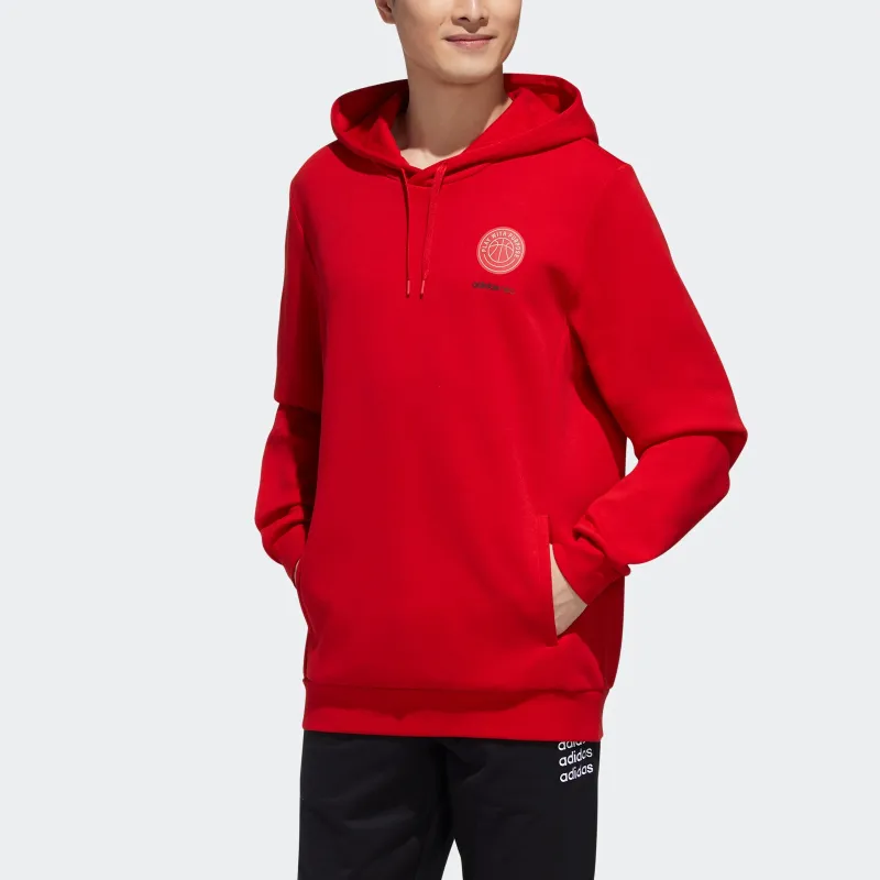 Adidas Neo M CS VRSTY HD Sweatshirt Men's Red-2