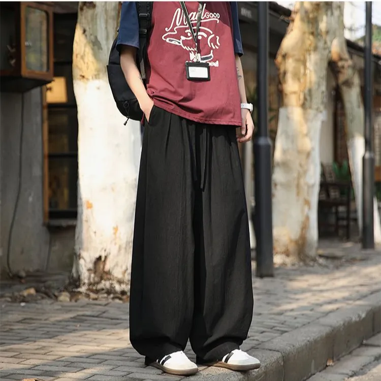 Glona Klio Casual Pants Unisex Black-1