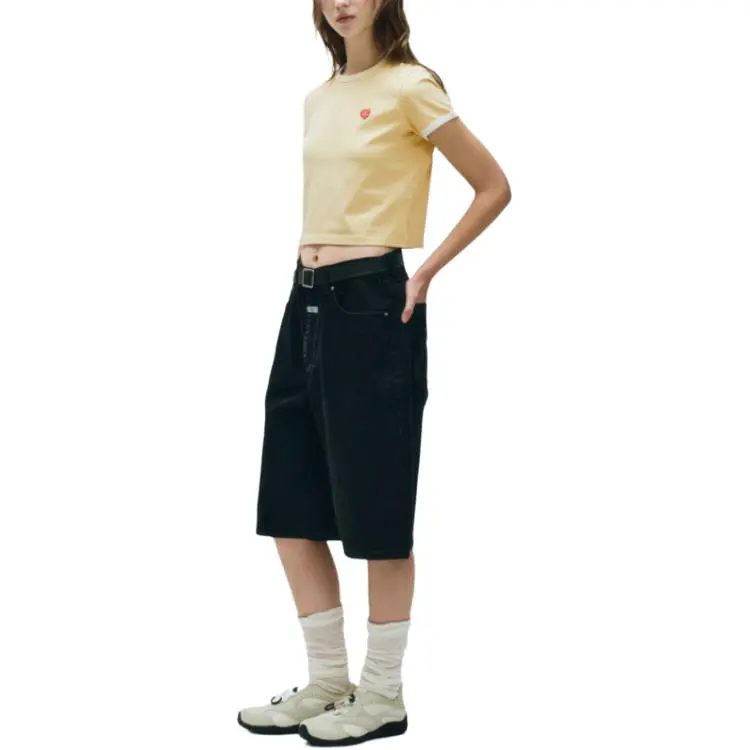 MARITHE FRANCOIS GIRBAUD Regular T Shirt Women's Butter-3