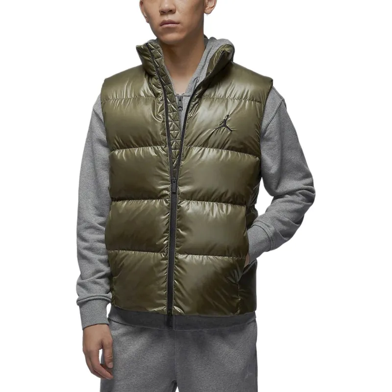 Jordan Flight Therma-FIT Vest Men's Medium Olive Green-2