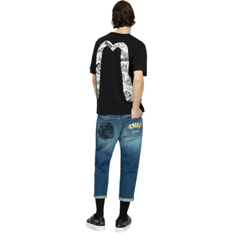 EVISU Jeans Men Denim Blue-4