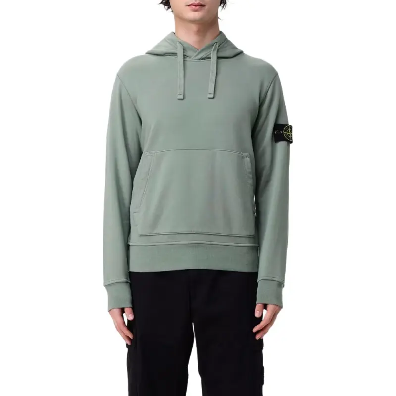 STONE ISLAND Compass Patch Drawstring Hoodie-3
