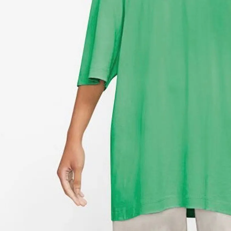 Nike Drop Shoulder Sleeve T Shirt Women's Green-3