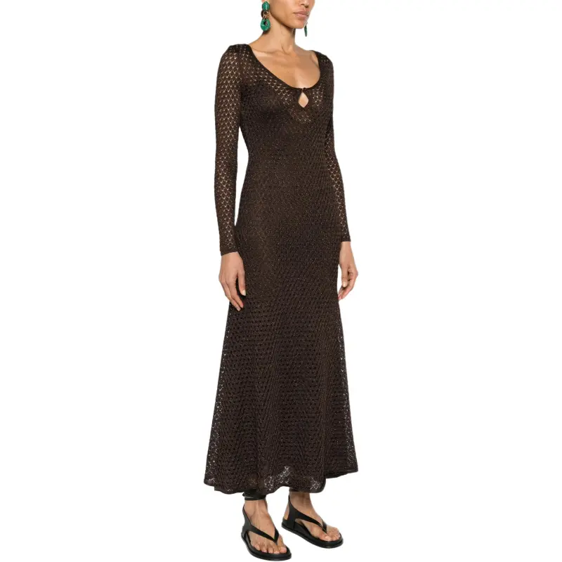 TOM FORD Crochet Knit Maxi Dress-4