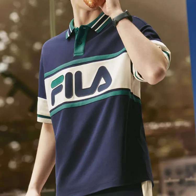 FILA T Shirt Men's Secret Mirror Blue-2