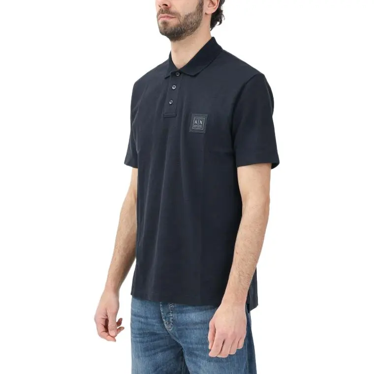 ARMANI EXCHANGEAE Polo Shirt Men's Blue-2