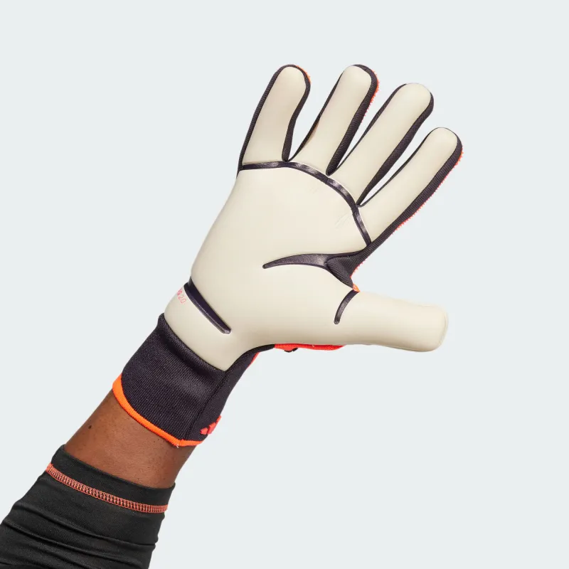 Adidas Recycled Polyester, Elastane, Polyamide, Foam Latex, Silicone Gloves Unisex Orange-1