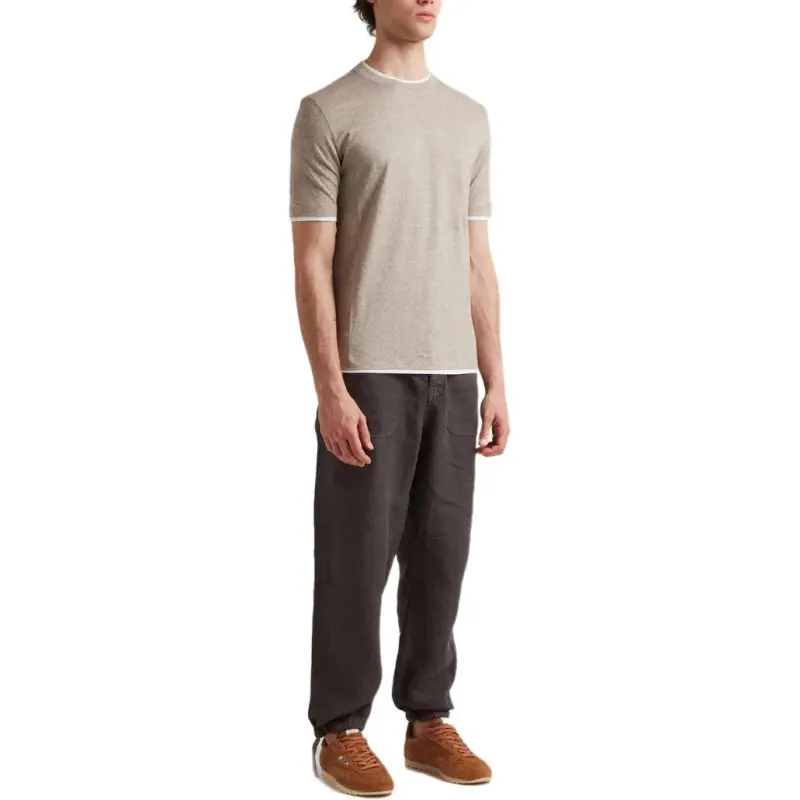 Brunello Cucinelli Layered Effect Crewneck T Shirt-1