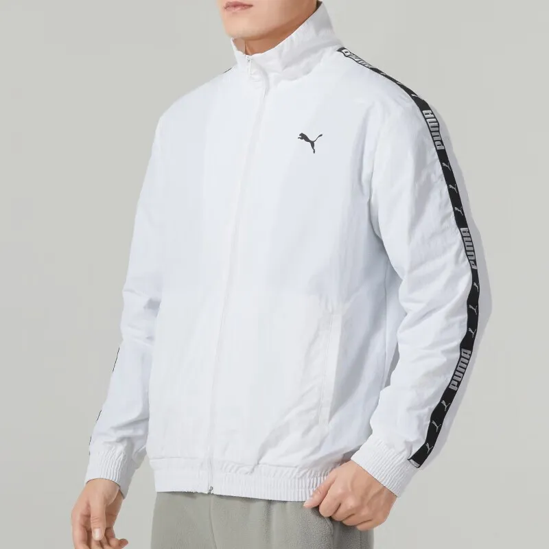 PUMA Jackets Men White-4