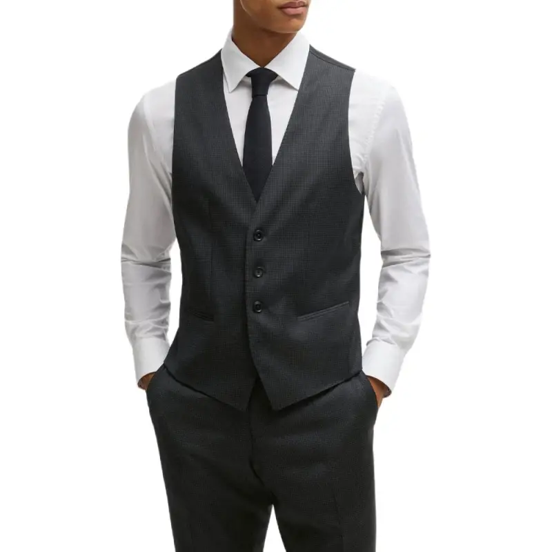 HUGO BOSS Business Suit Men's Black-3