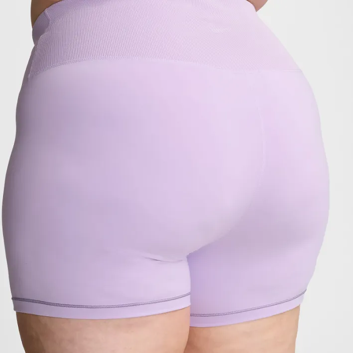 Nike One Rib Women's High-Waisted 5' Biker Shorts Plus Size-5