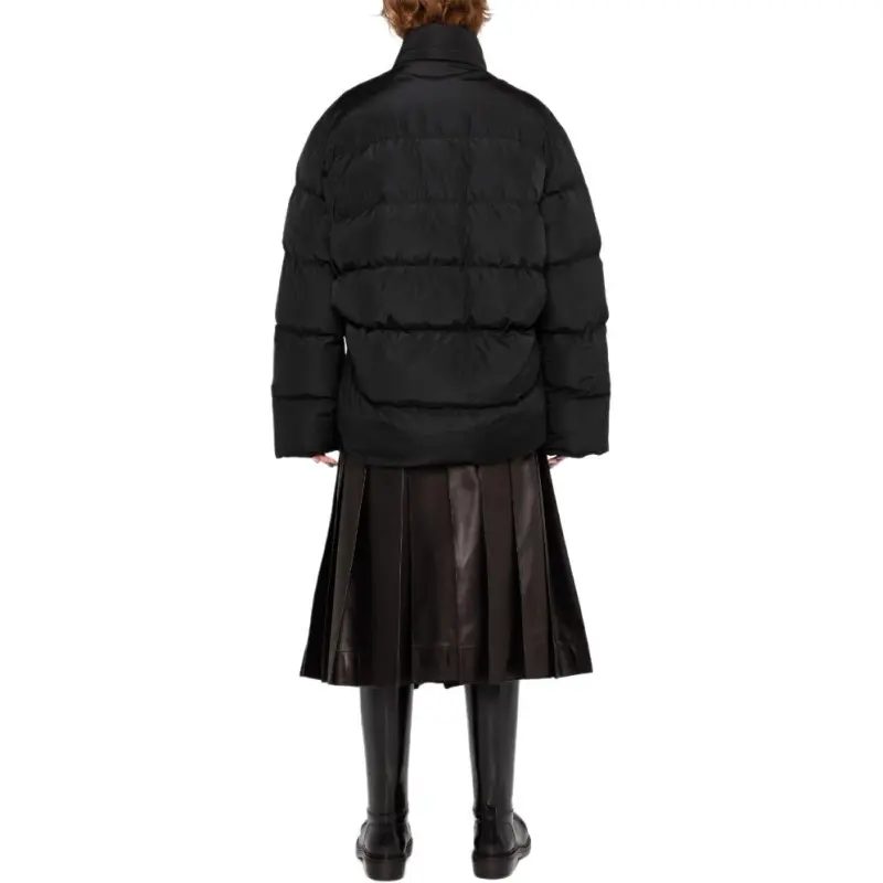 Balenciaga Zip Up Long Sleeved Down Jacket-3