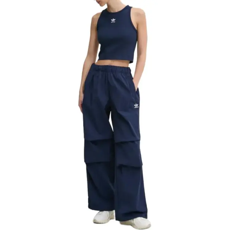 Adidas Women's Essentials Ribbed Tank Top Night Indigo-1