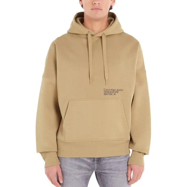 Calvin Klein Layered Address Hwk Drawstring Hoodie-2