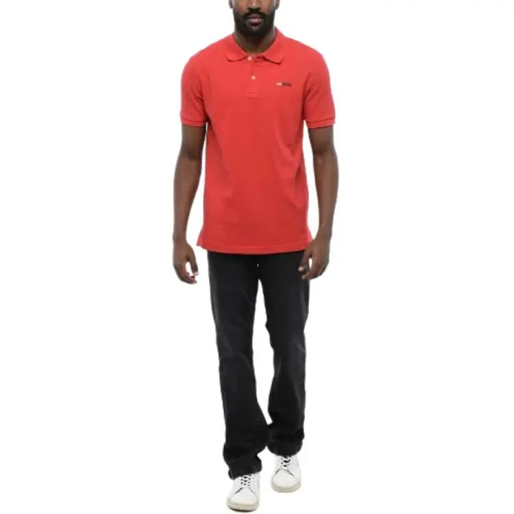 DIESEL Polo Shirts Men Red-2