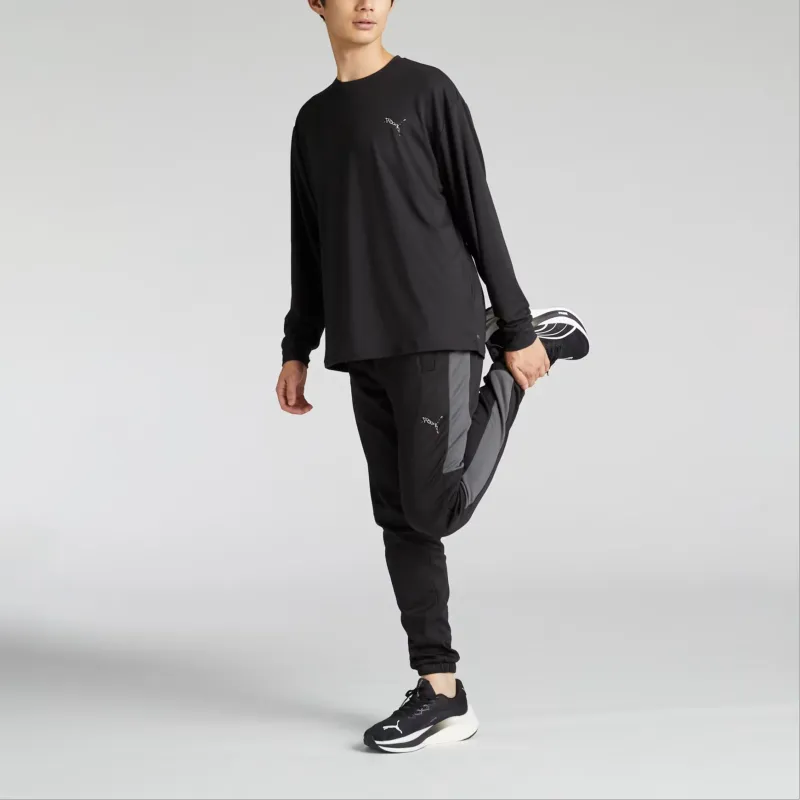 PUMA TRN EDGE Knitted Sweatpants Men's Black-2