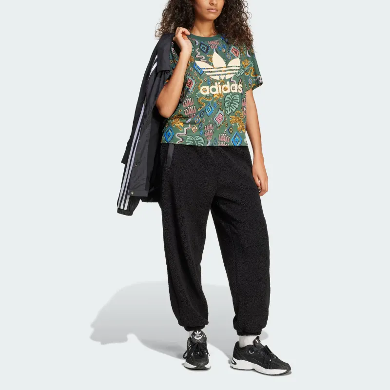 Adidas x FARM RIO T Shirt Women's Mineral Green-1