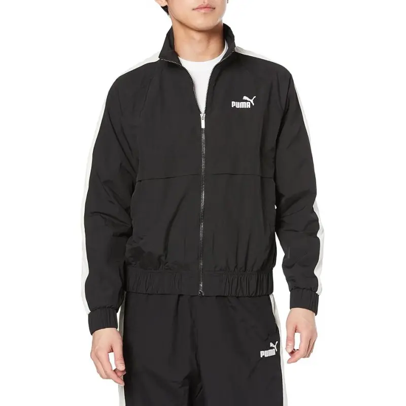 PUMA CORE HERITAGE Jackets & Coats Retro Sports Stand Collar Jackets Men's Black-2