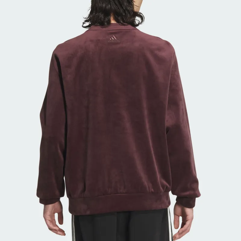 Adidas Sweatshirt Unisex Dark Gray Brown-1