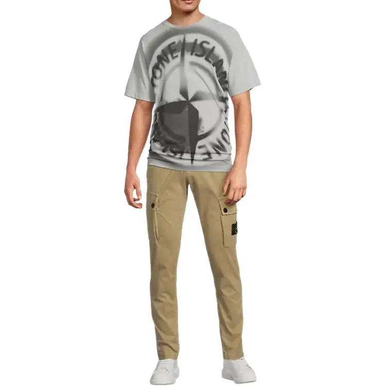 STONE ISLAND T Shirt Men's Gray-4