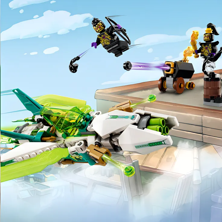 LEGO Little Monkey King Collection Dragon Xiaojiao Transforming Battle Machine Building Blocks 246 80041-2