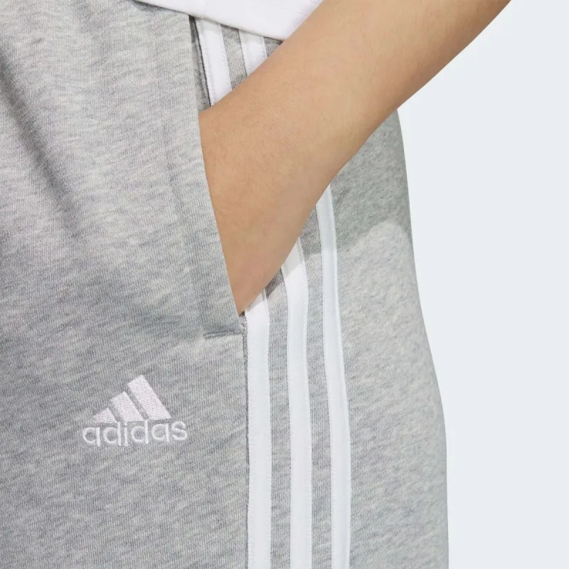 Adidas Knitted Sports Pants Women's Medium Heather Gray/White-4