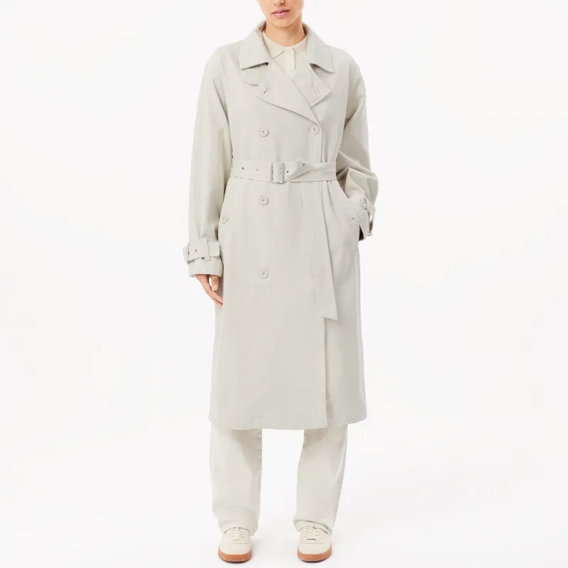 LACOSTE Trench Coat Women's Gray-2