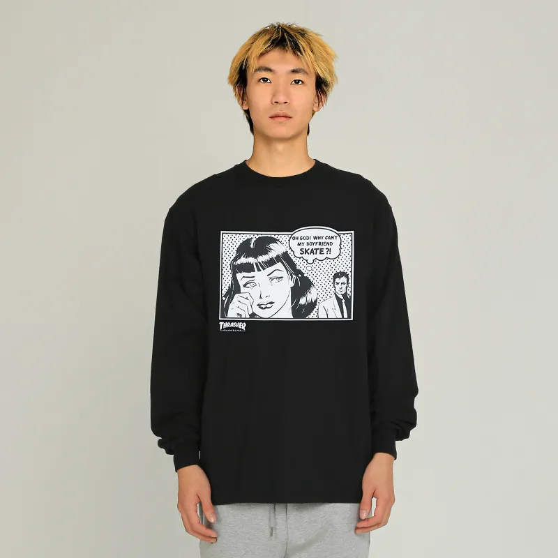 Thrasher T Shirts Unisex Black-2