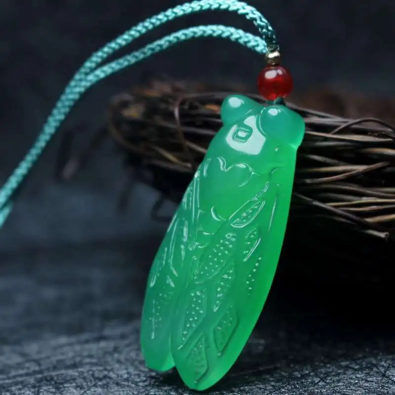 JUNWEN Chalcedony Necklaces Unisex-4