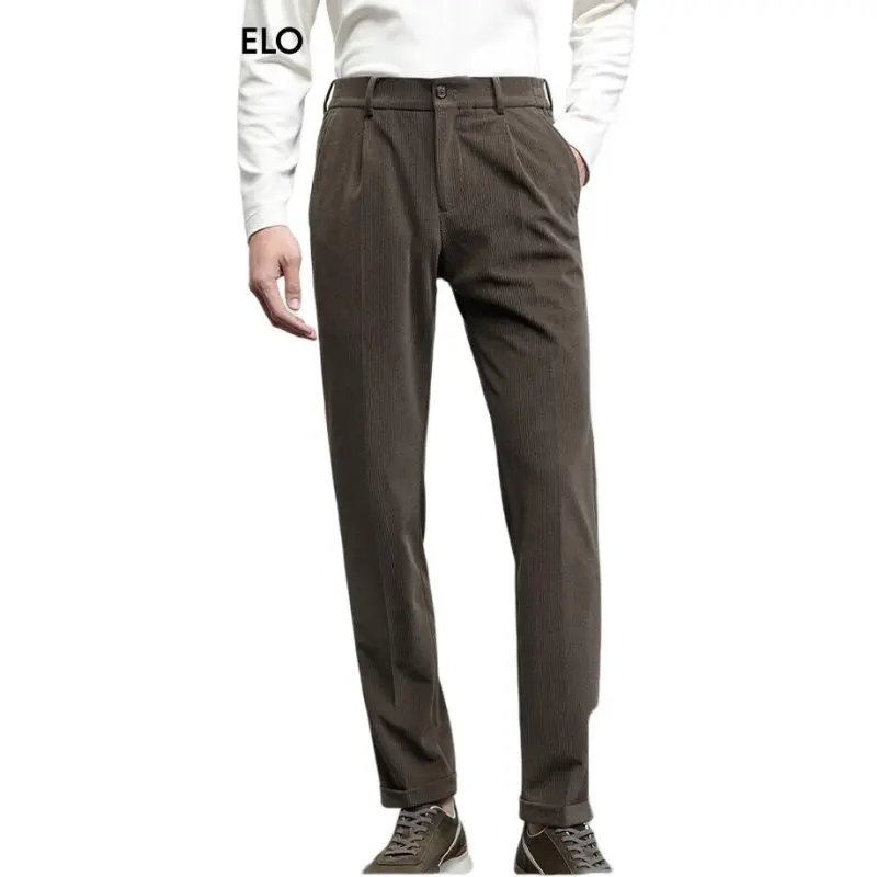 SAINT ANGELO Suit Trouser Men's Gray Coffee-5