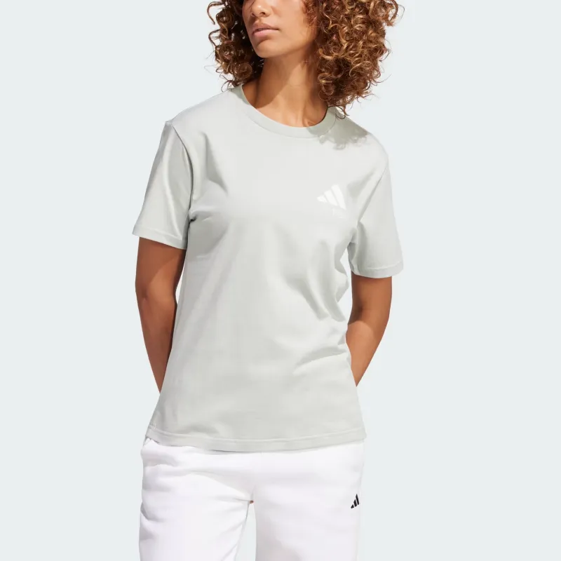 Adidas Free Shipping With AdiClub Lounge Verbiage Graphic Tee-1