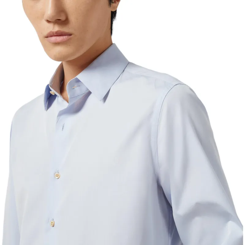 GUCCI Double G embroidered Cotton Shirt-8