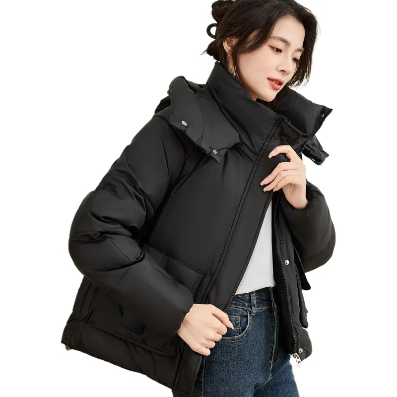 CARBAMMI Puffer Jacket Women's Black-1