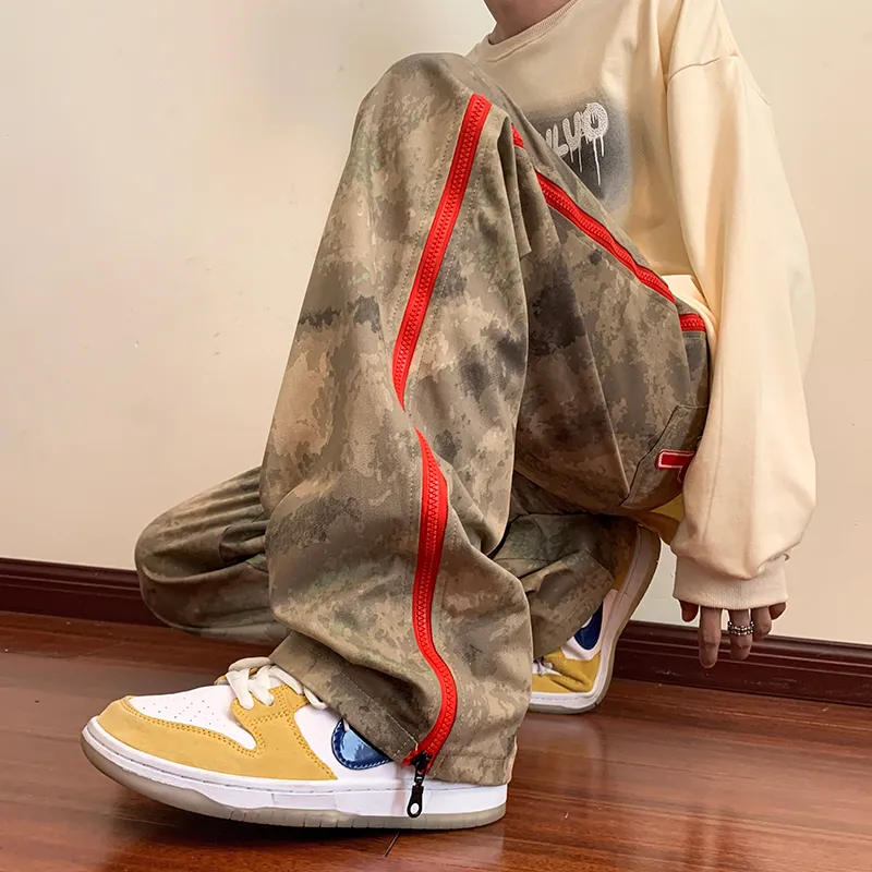 PAINT STAIN Casual Pants Unisex-6