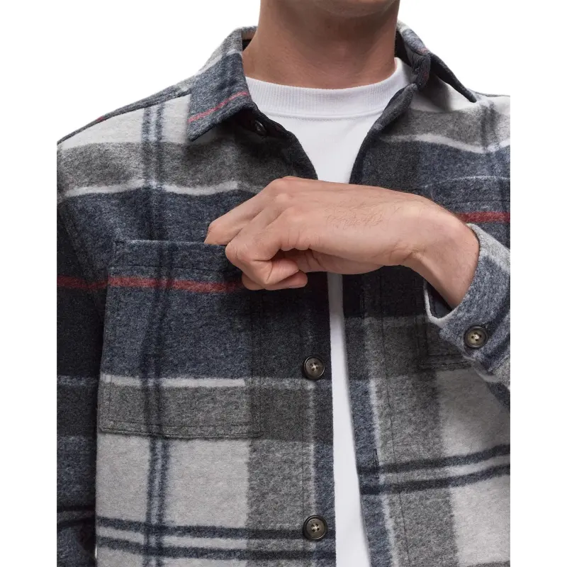 BARBOUR Checked Long Sleeved Overshirt-3