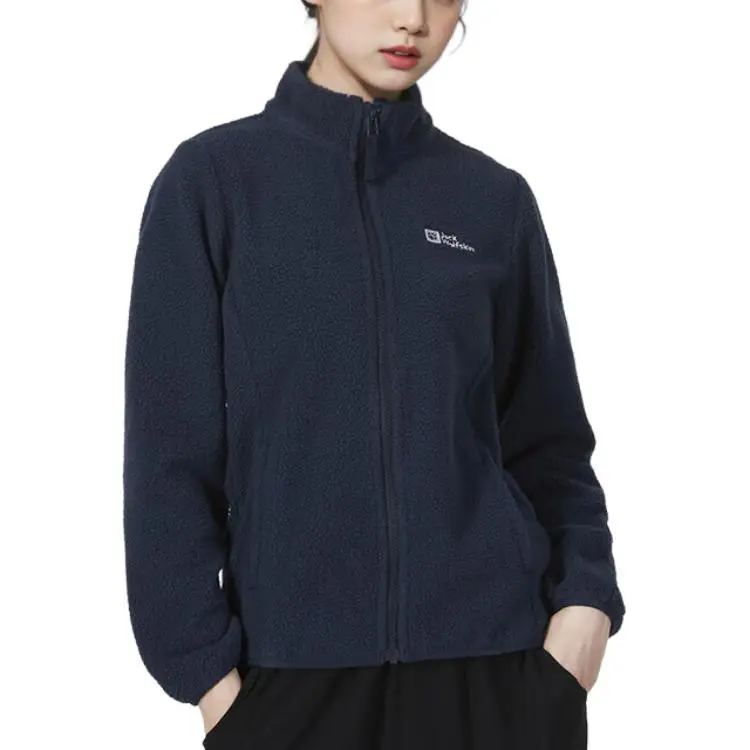 Jack Wolfskin Keep Warm From The Wind Windbreaker Jacket Women's Marine Blue-2